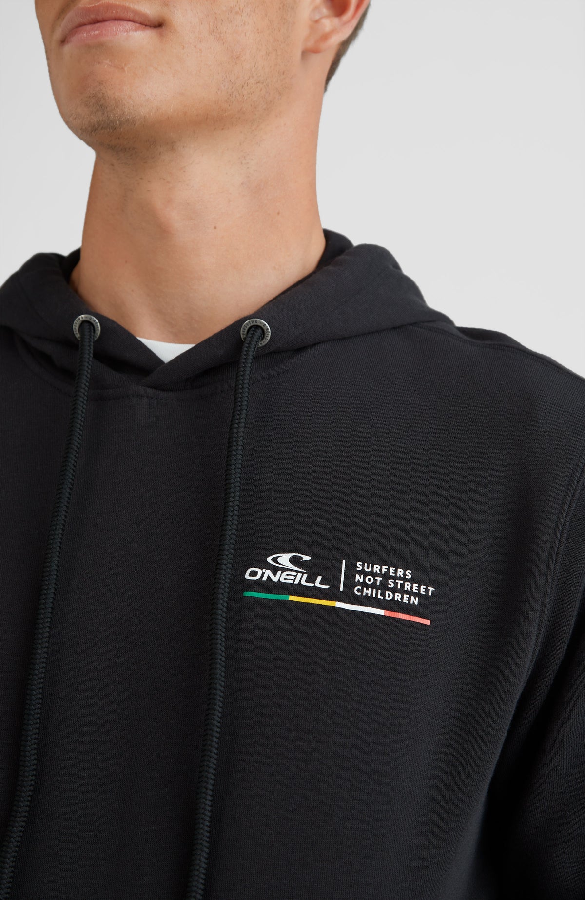 Surfers Not Street Children Box Hoodie | Black Out