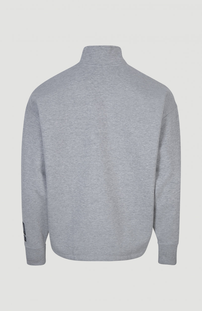 Progressive Half Zip Sweatshirt | Silver Melee
