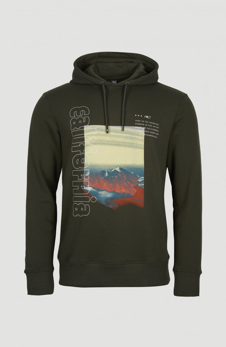 Cali Mountains Hoodie | Forest Night
