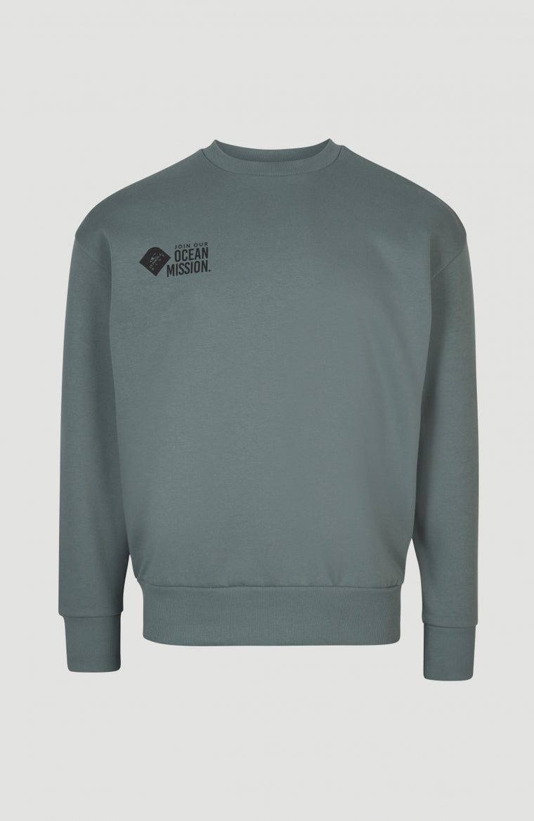 Atlantic Sweat Crew Sweatshirt | Balsam Green