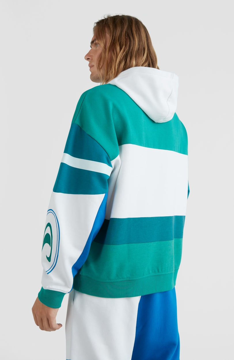 Collegiate Progressive Hoodie | Harbour Blue Colour Block