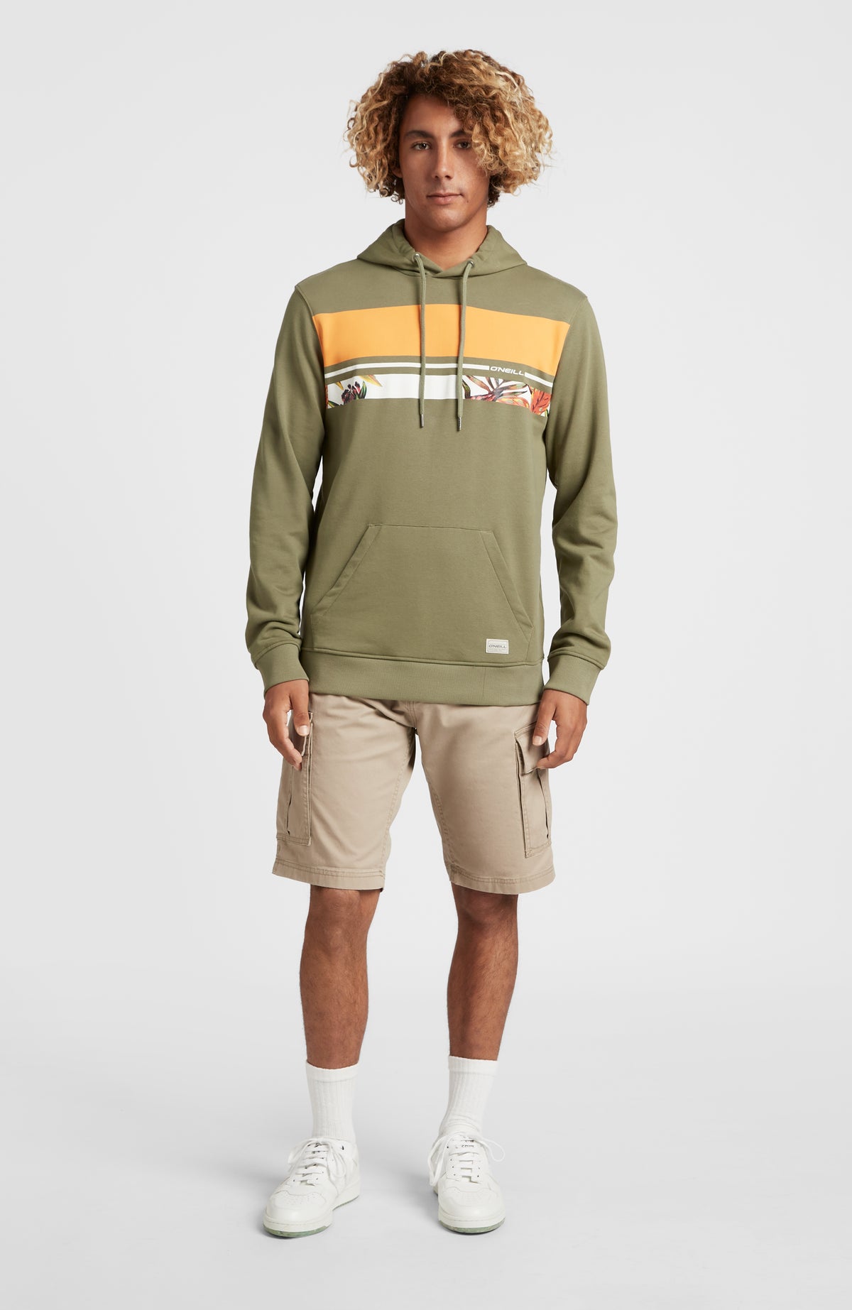 Block Hoodie | Deep Lichen Green