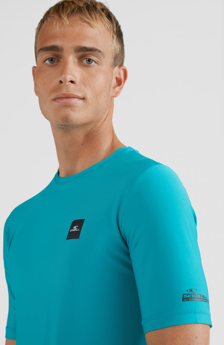 Cube Shortsleeve Skin | Tile Blue