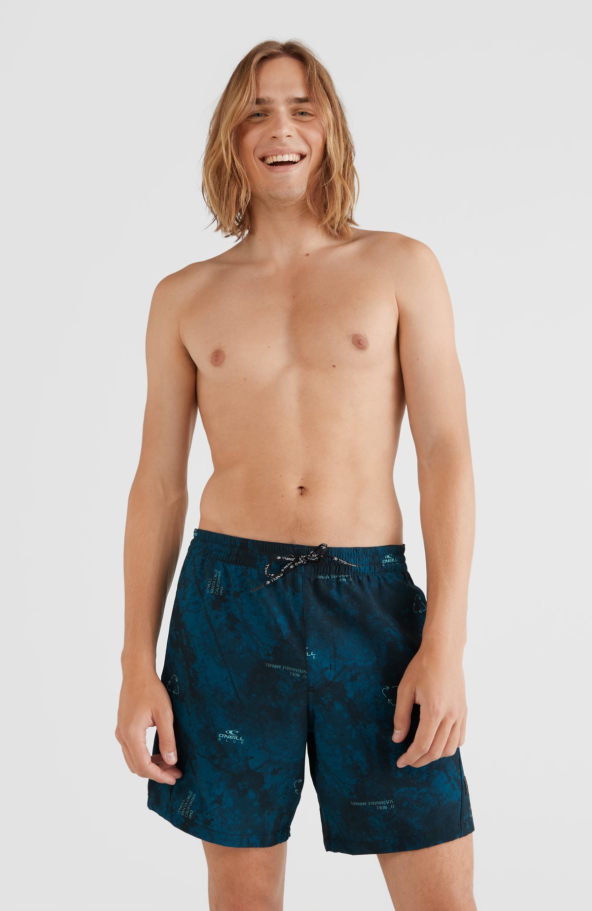 All Day Print Hybrid Shorts | Blue AO 7