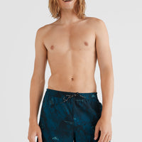 All Day Print Hybrid Shorts | Blue AO 7