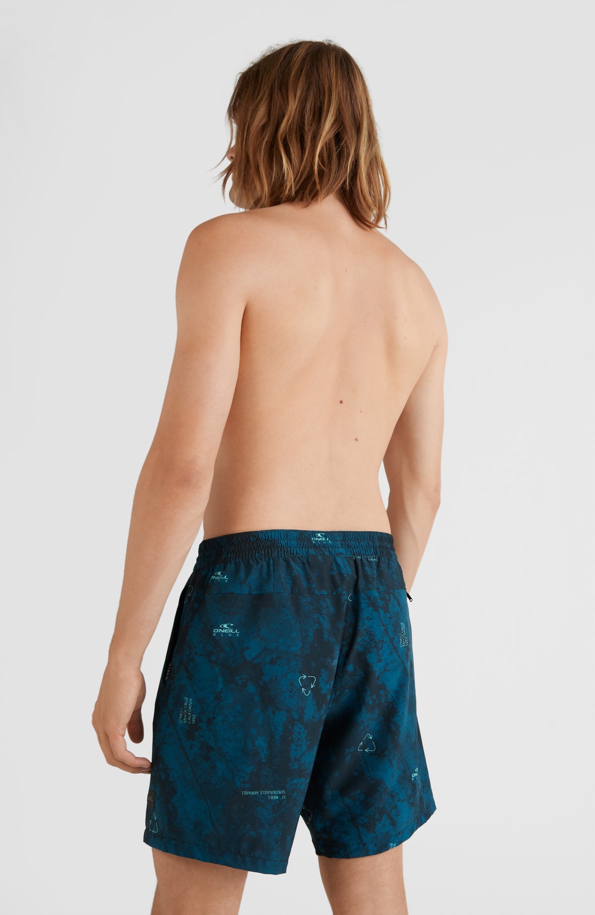 All Day Print Hybrid Shorts | Blue AO 7