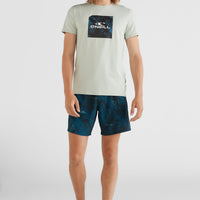 All Day Print Hybrid Shorts | Blue AO 7