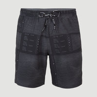 All Day Print Hybrid Shorts | Black AO 6