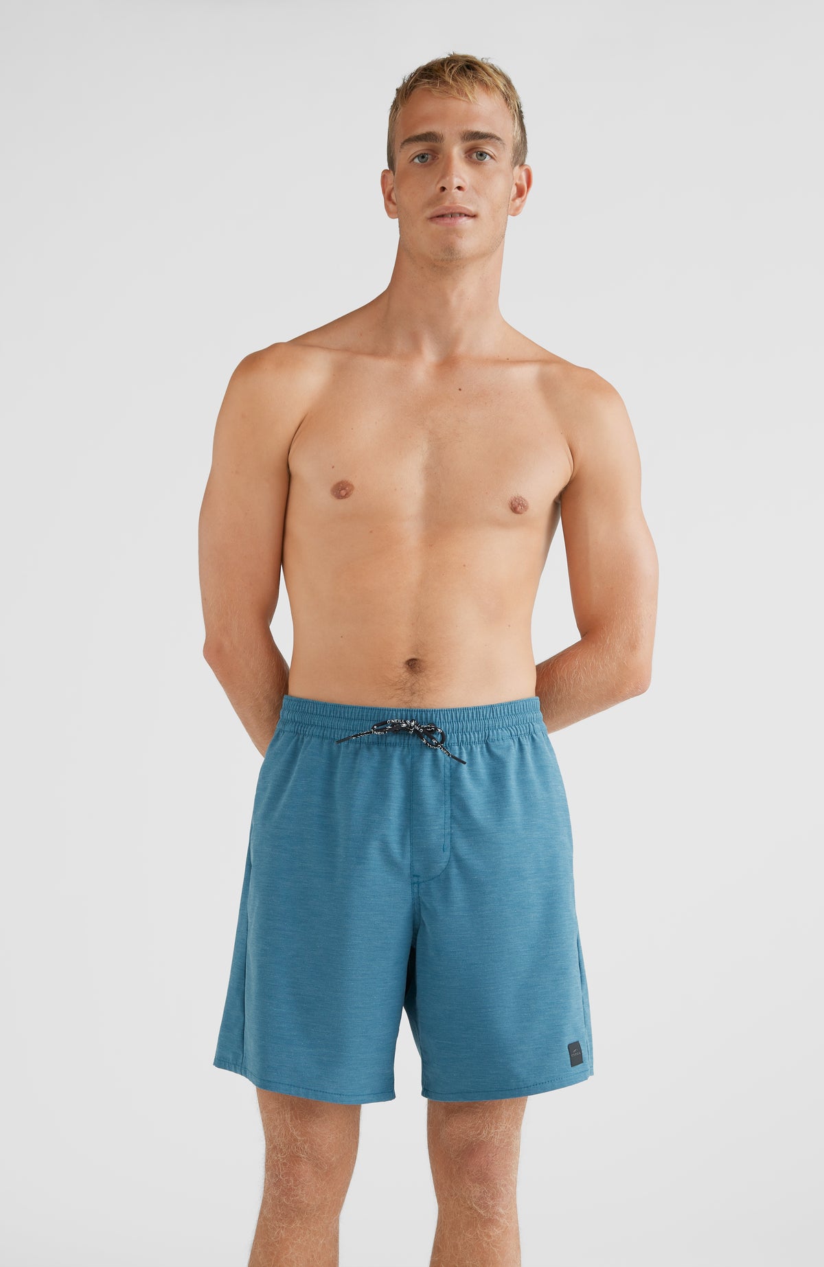 All Day Solid Hybrid Shorts | Blue Coral