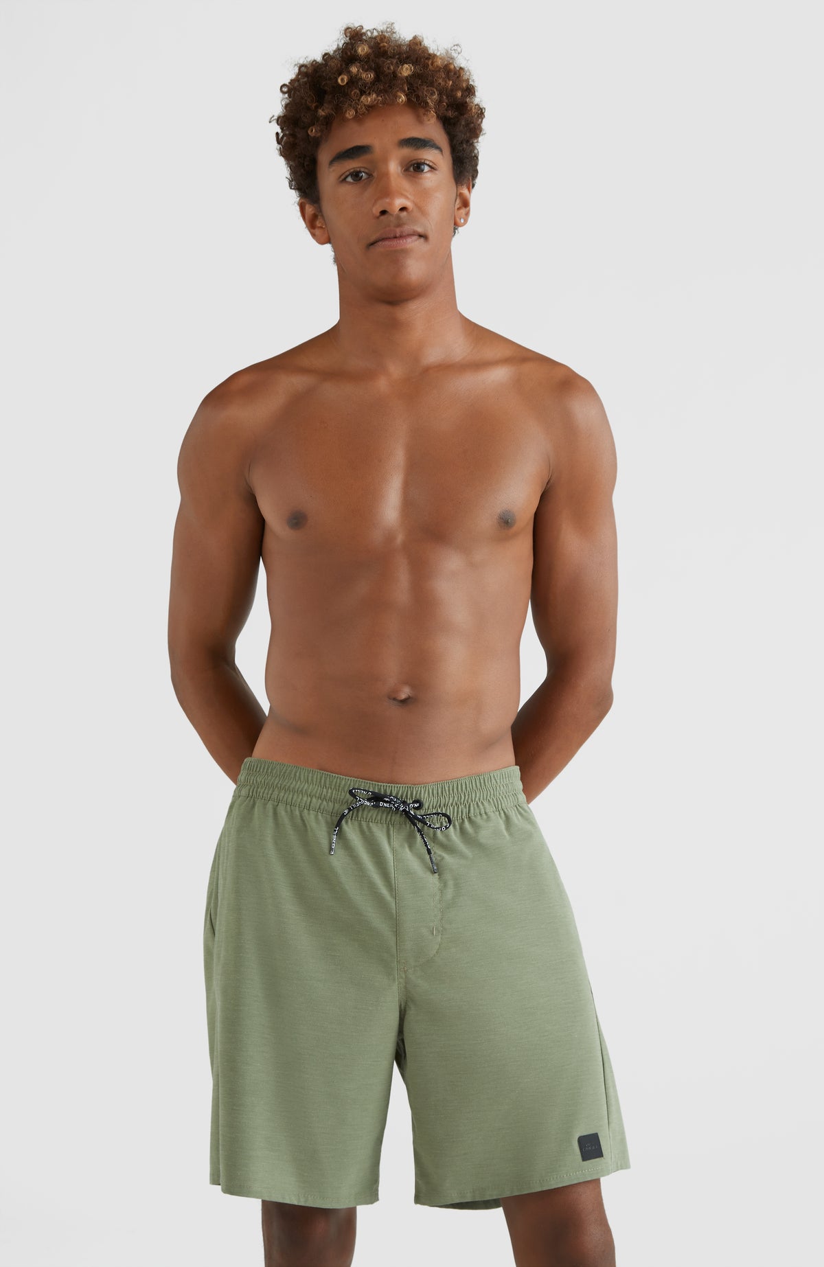 All Day Solid Hybrid Shorts | Deep Lichen Green