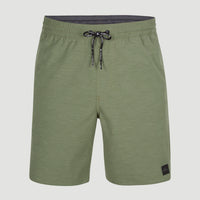 All Day Solid Hybrid Shorts | Deep Lichen Green