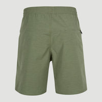 All Day Solid Hybrid Shorts | Deep Lichen Green