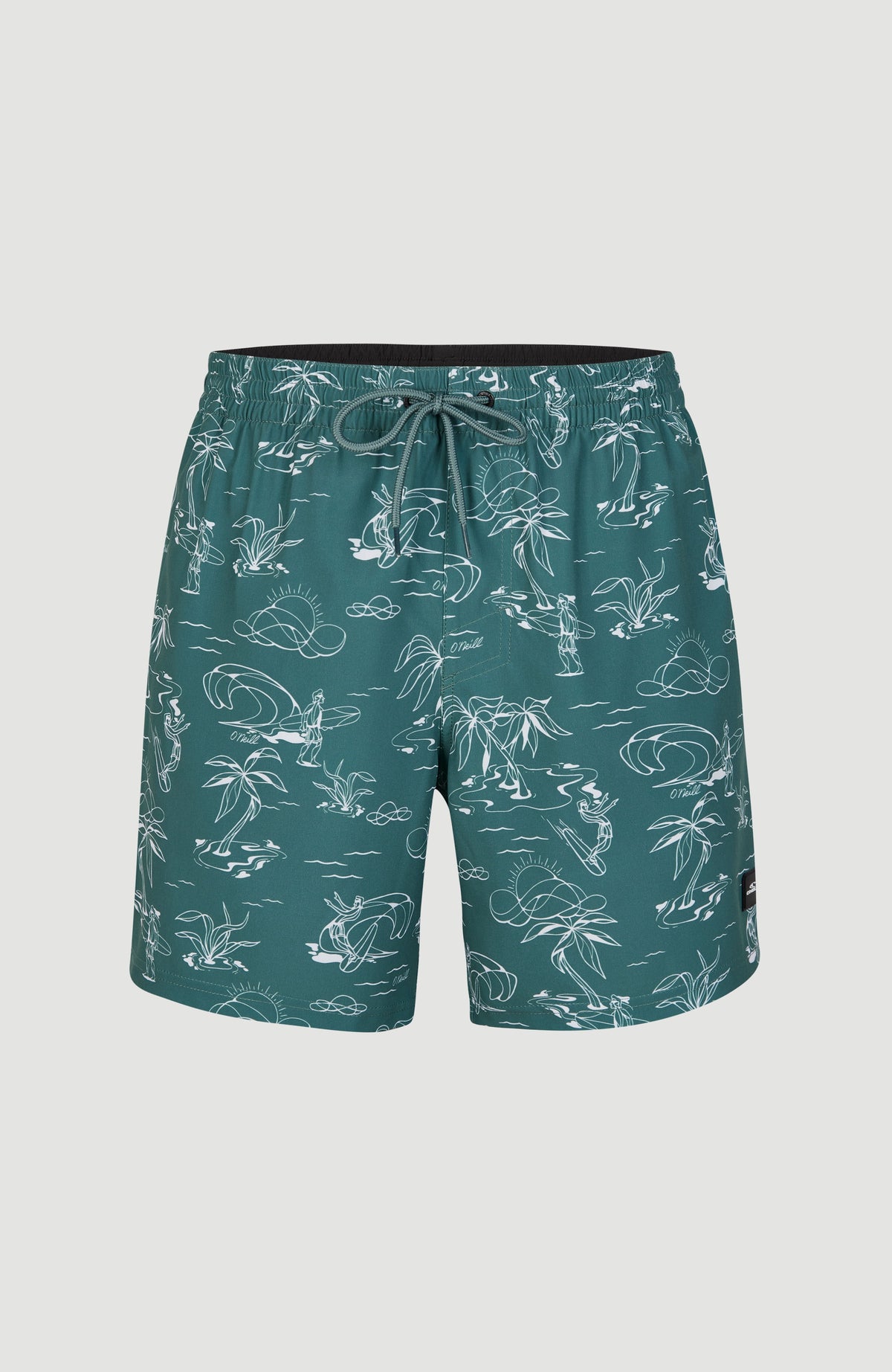 Cali Circle Surfer 16'' Swim Shorts | Blue Circle Surfer