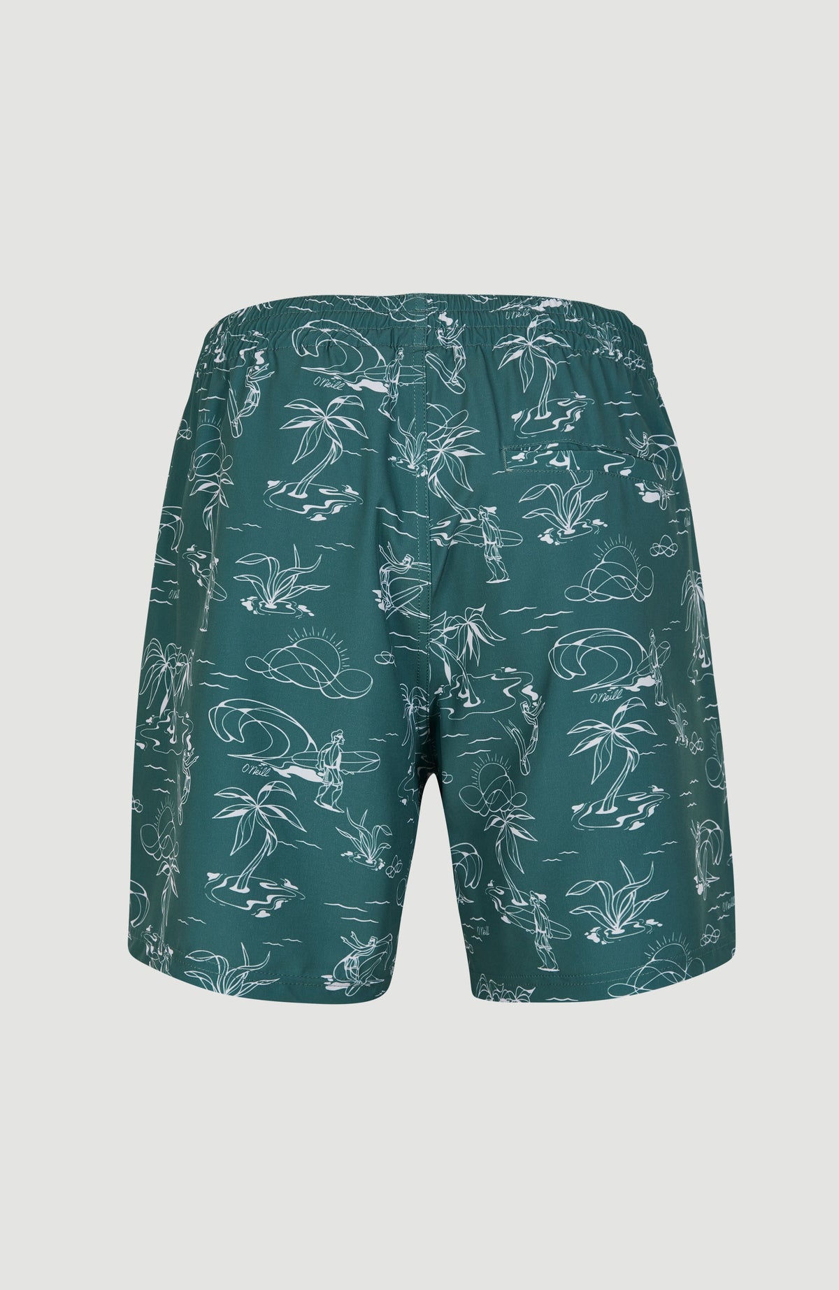 Cali Circle Surfer 16'' Swim Shorts | Blue Circle Surfer