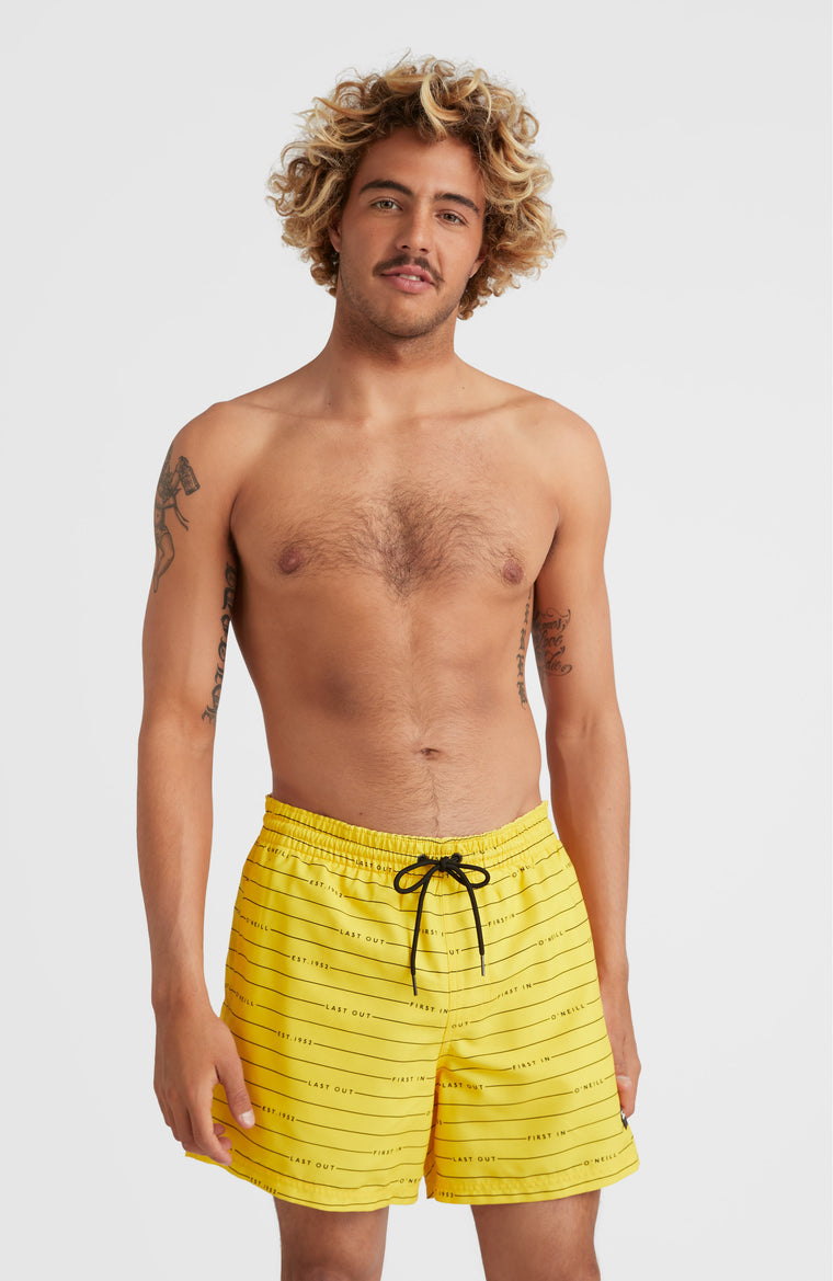Cali First 15'' Swim Shorts | Yellow First In