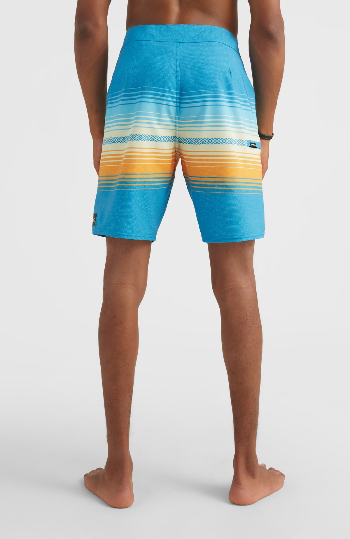 Heat Stripe Line 19'' Boardshorts | Princess Blue
