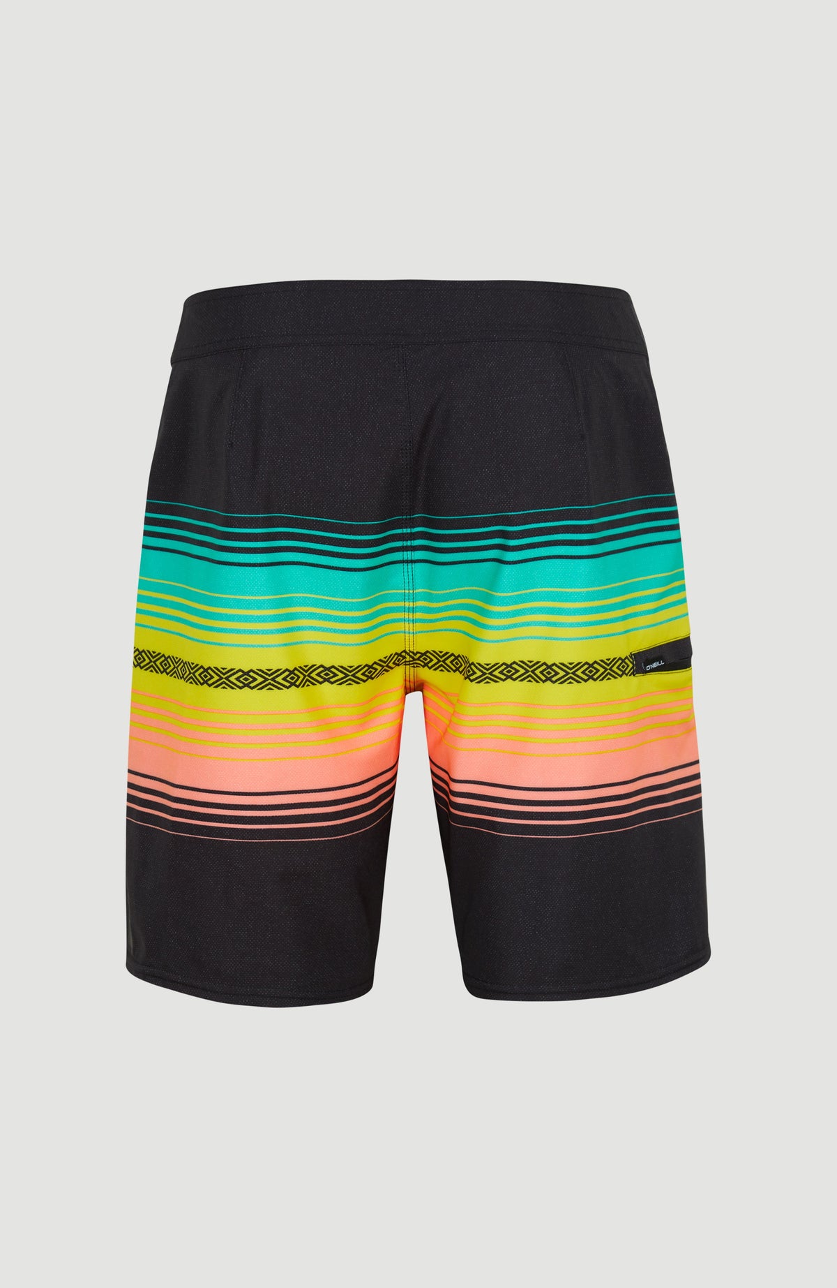 Heat Stripe Line 19'' Boardshorts | Black Out