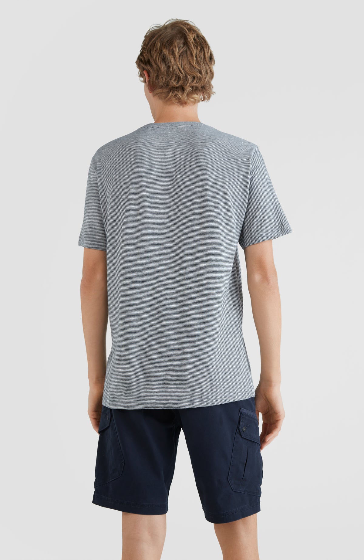 Mini Stripe T-Shirt | Ink Blue