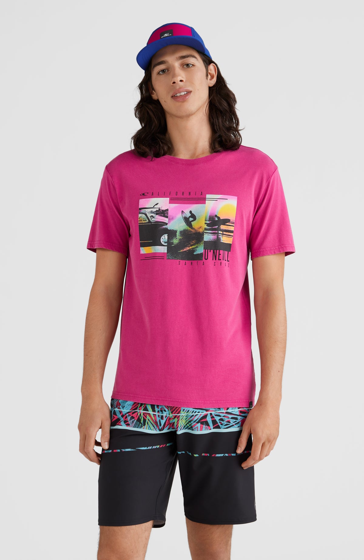 Bays T-Shirt | Fuchsia Red