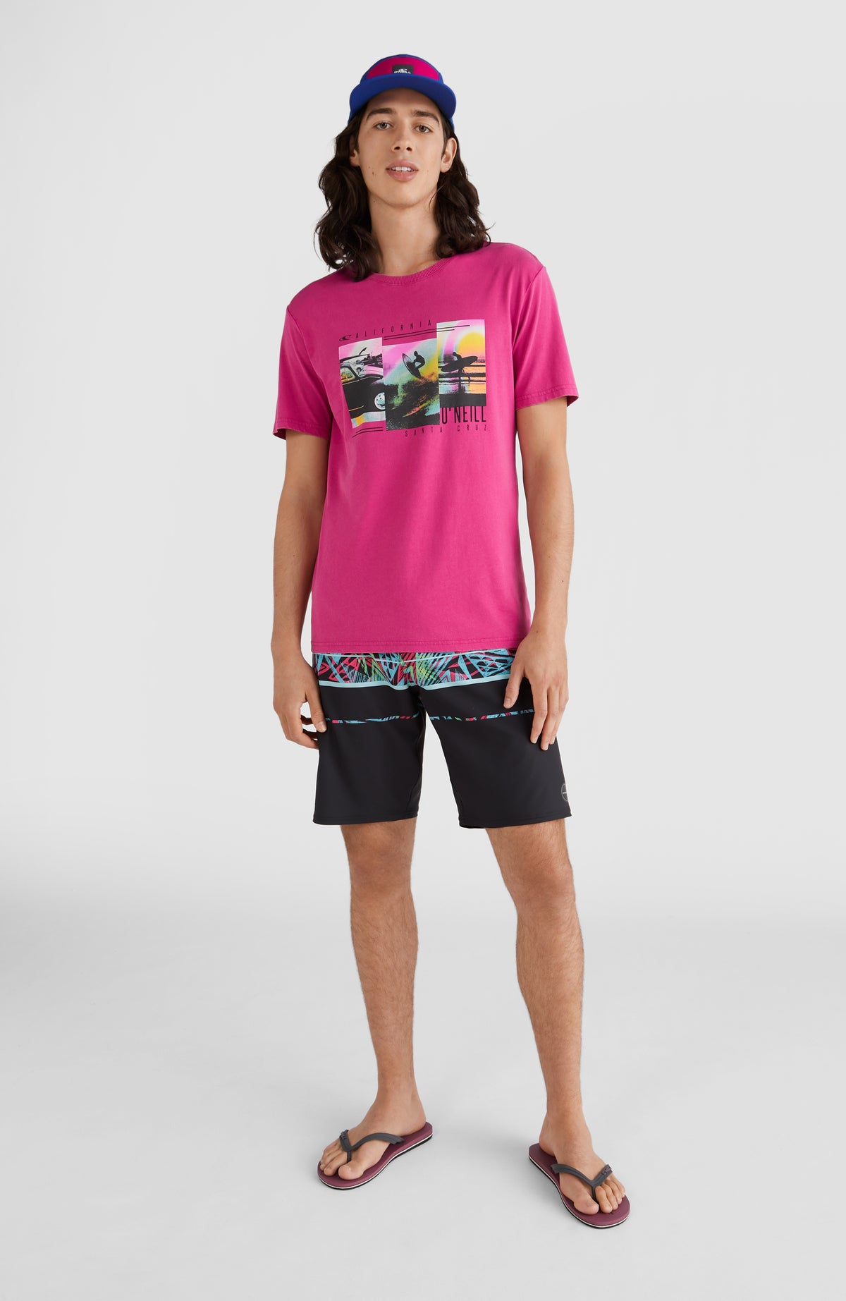 Bays T-Shirt | Fuchsia Red