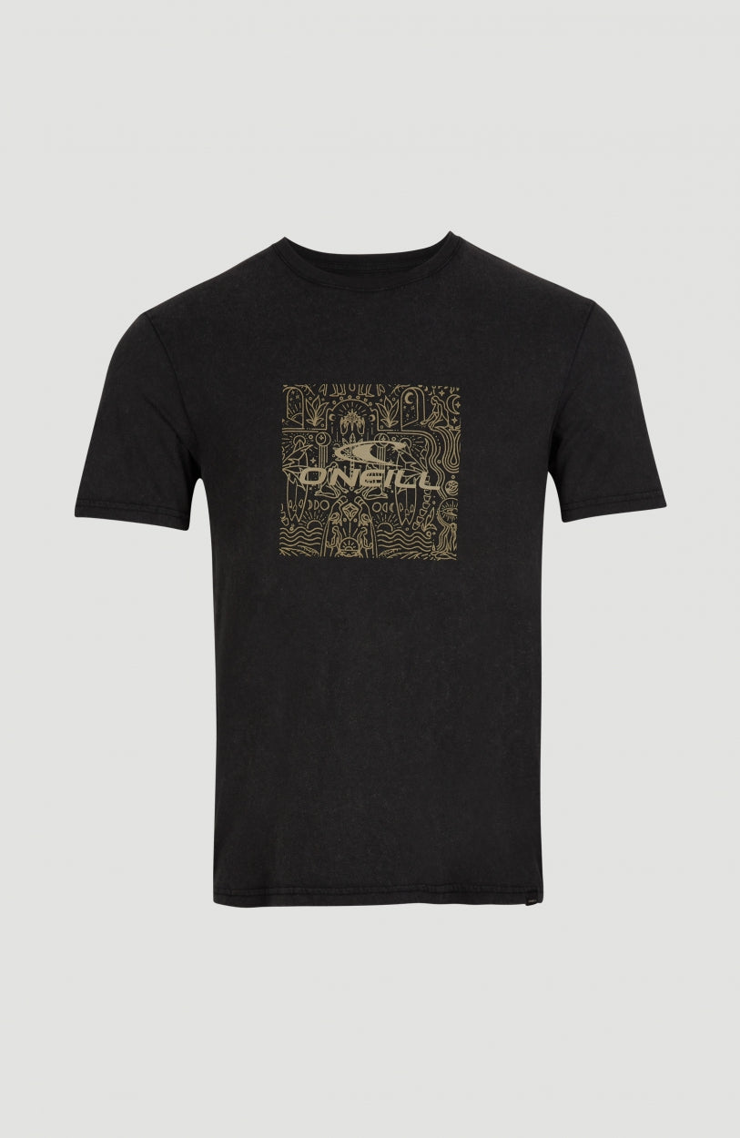 Cube Fill T-Shirt | Black Out