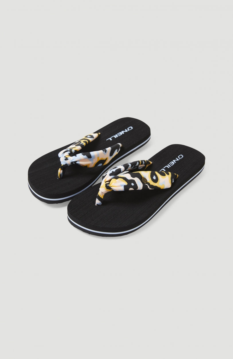 Ditsy Sun Sandals | Orange AO 1