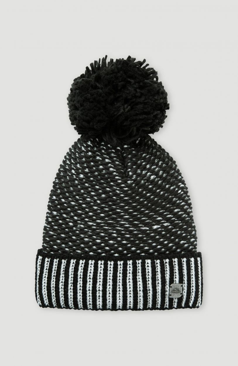 Chunky Beanie | Black Out Colour Block