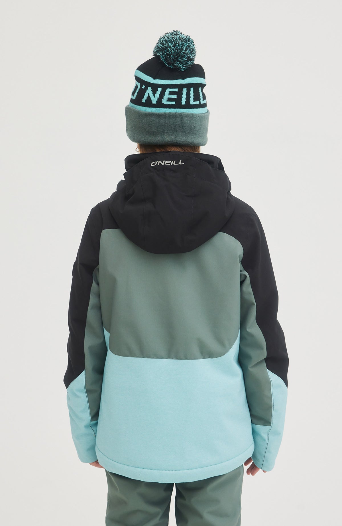 Diamond Snow Jacket | Black Out Colour Block