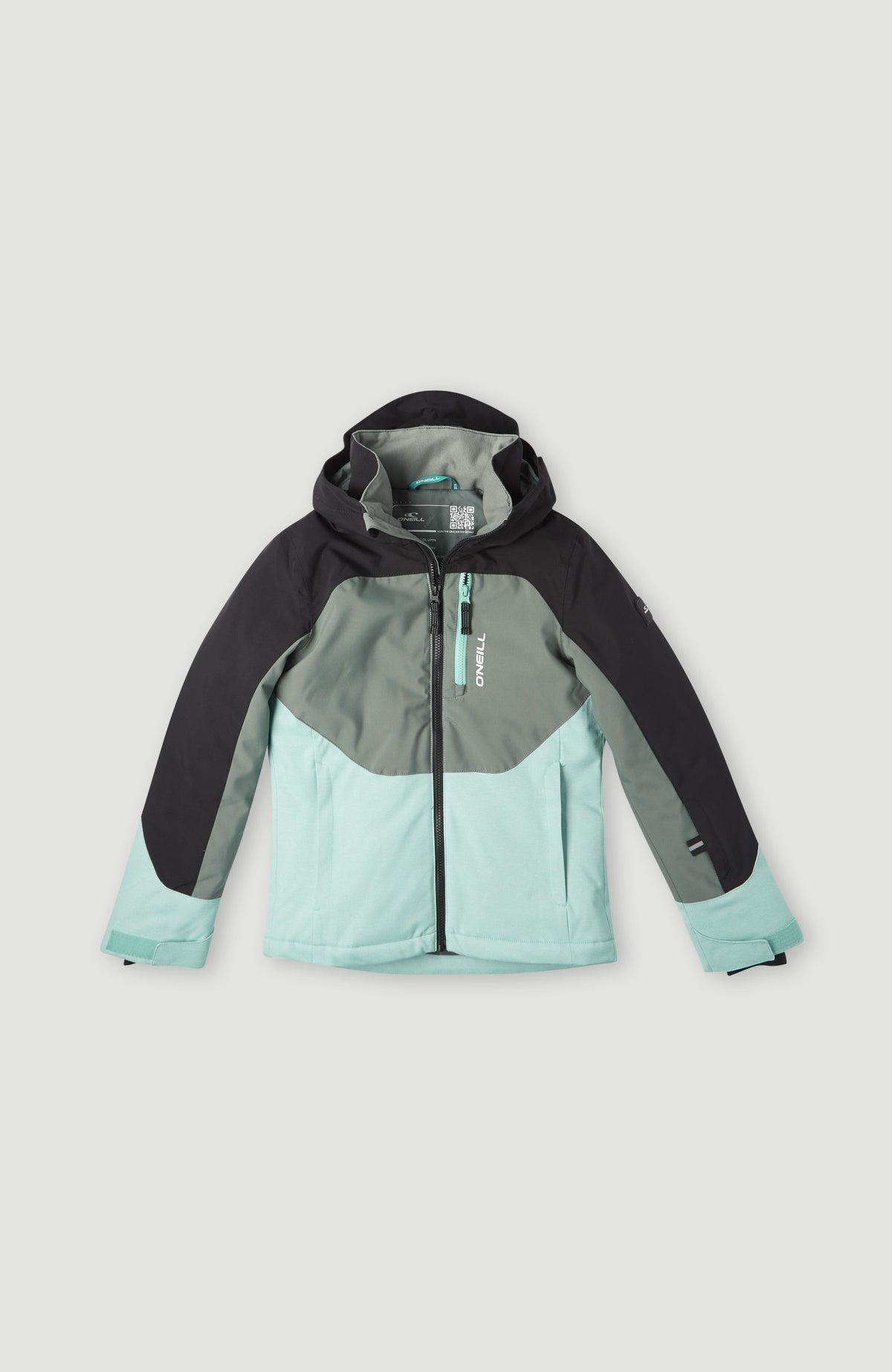 Diamond Snow Jacket | Black Out Colour Block