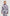 All Over Print Lite Snow Jacket | Blue Ice Flower