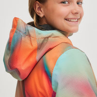 All Over Print Lite Snow Jacket | Dark Blue Fade Halftone