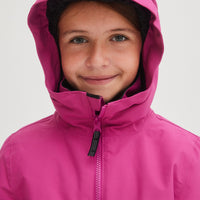 Adelite Snow Jacket | Fuchsia Red Colour Block