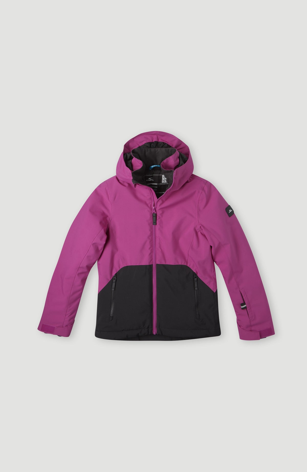 Adelite Snow Jacket | Fuchsia Red Colour Block