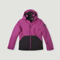 Adelite Snow Jacket | Fuchsia Red Colour Block