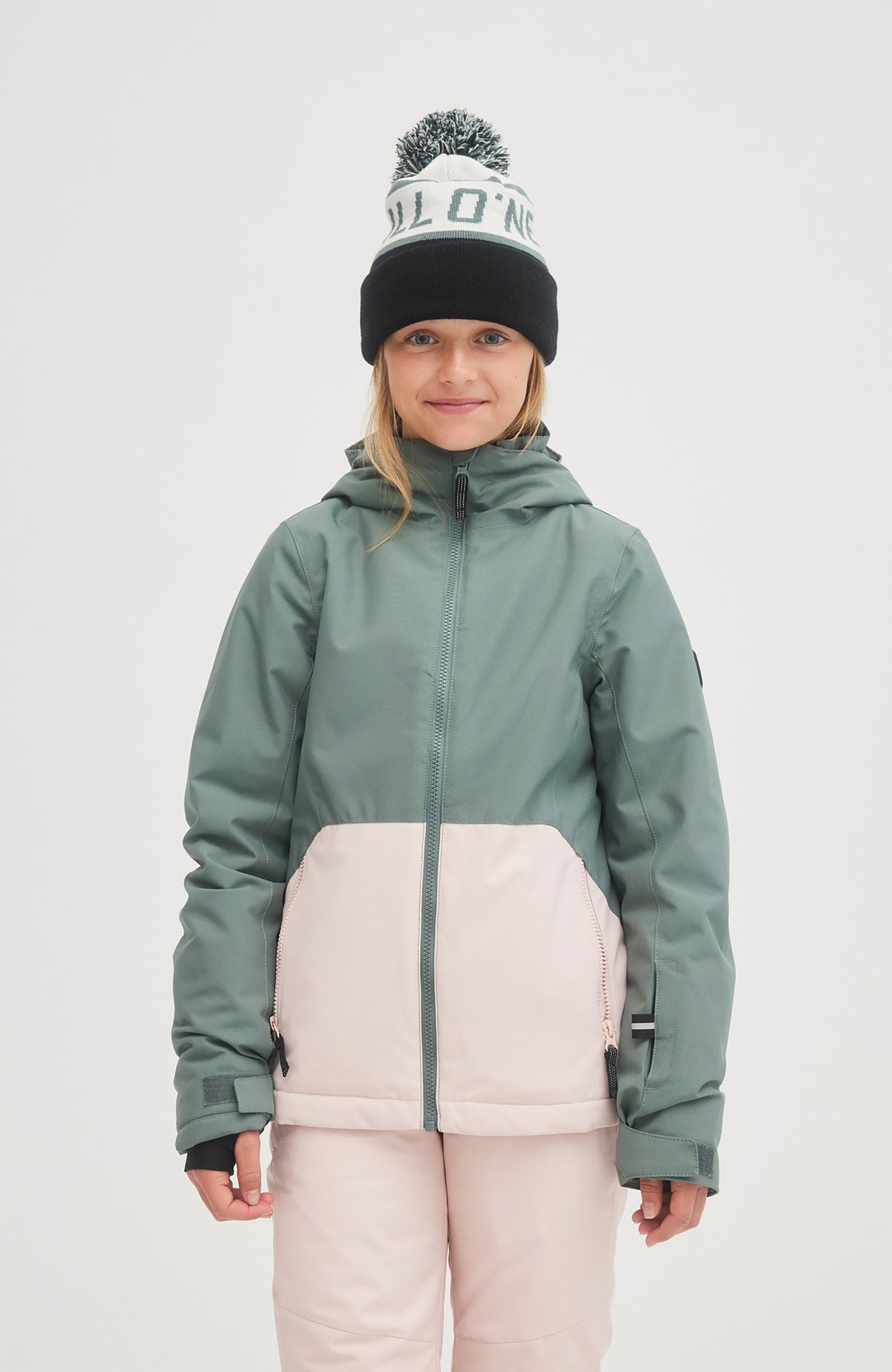 Adelite Snow Jacket | Balsam Green Colour Block
