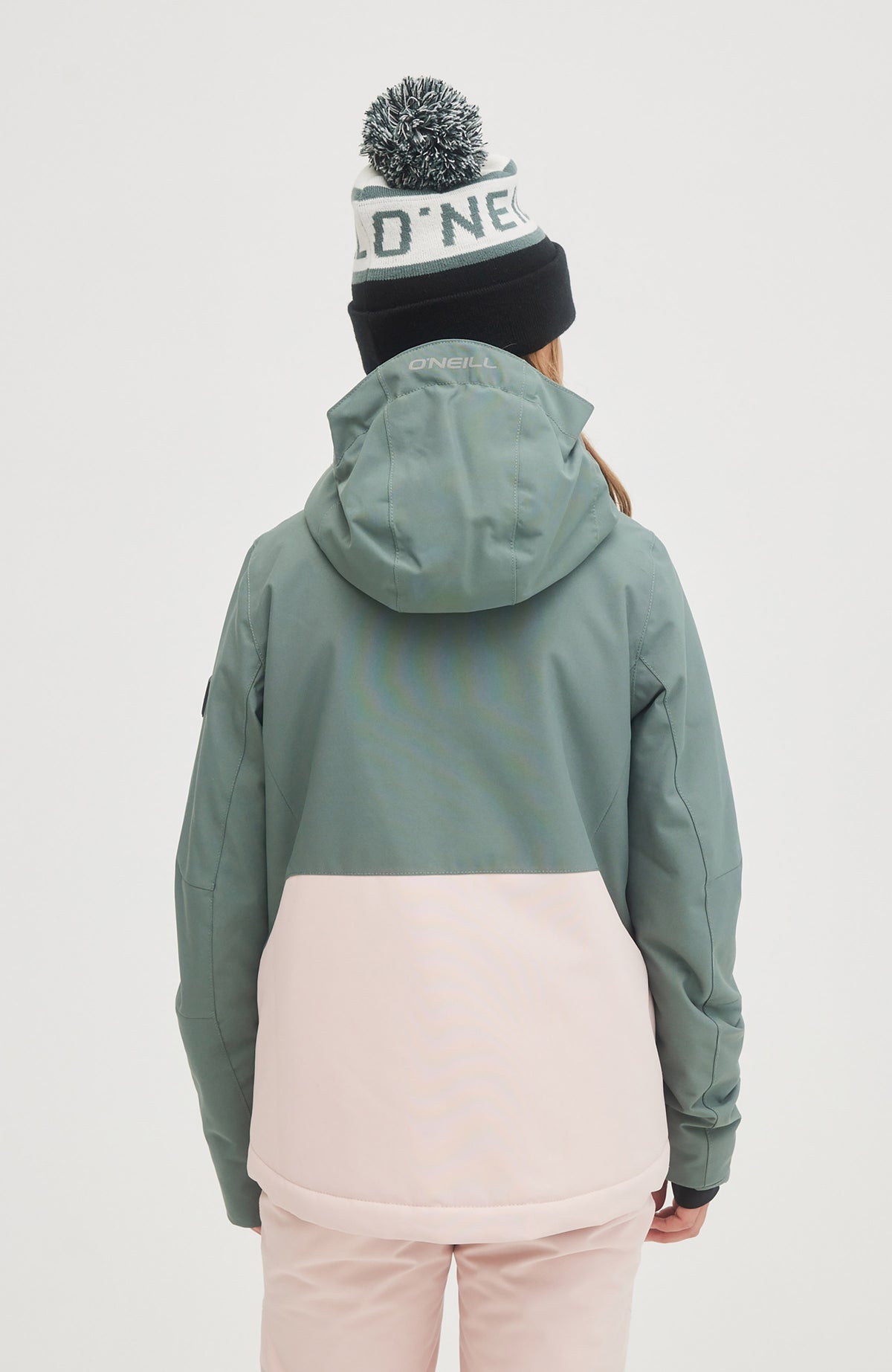 Adelite Snow Jacket | Balsam Green Colour Block