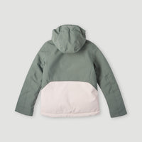Adelite Snow Jacket | Balsam Green Colour Block