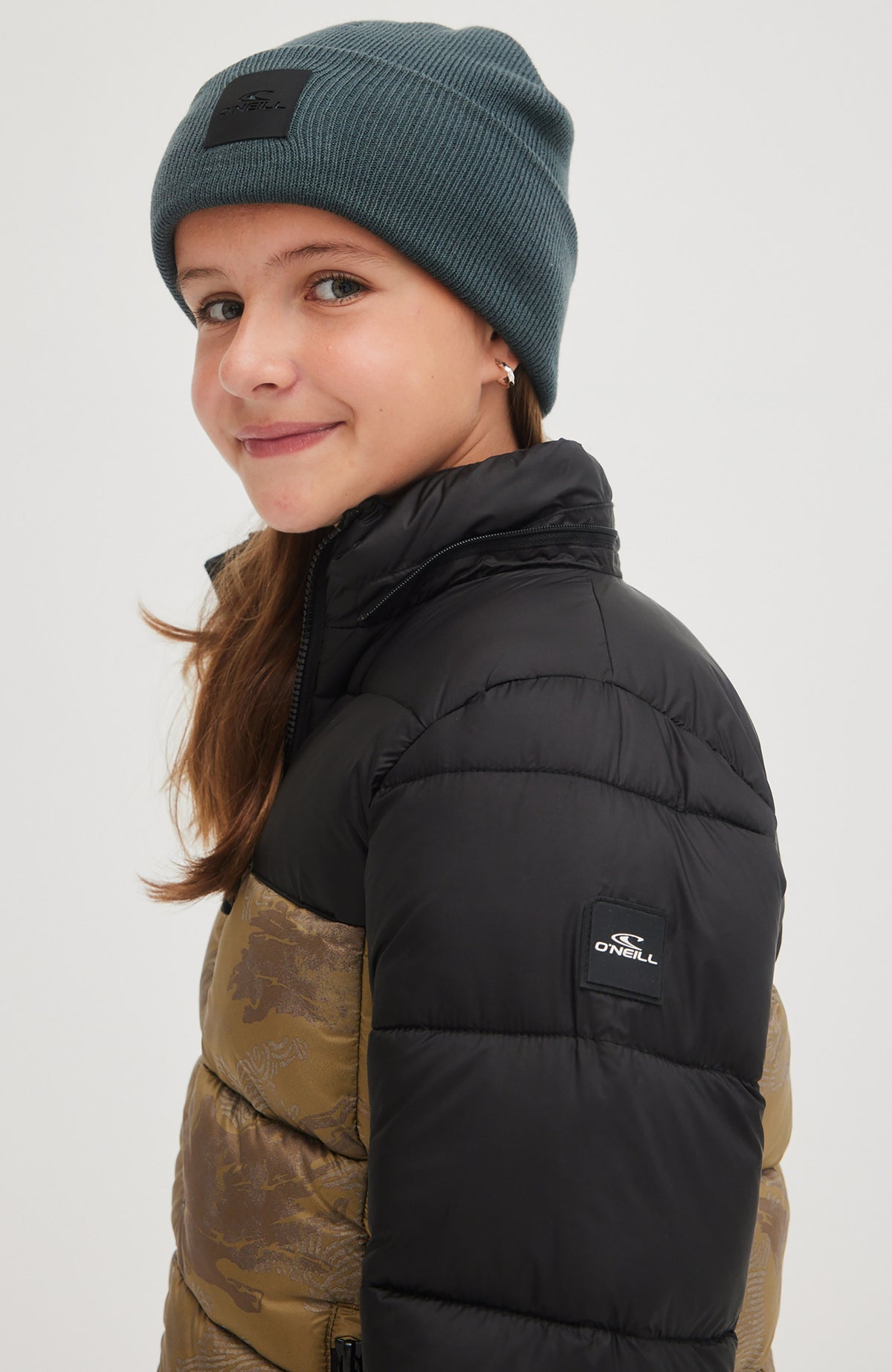 Puffer Jacket | Brown Camo
