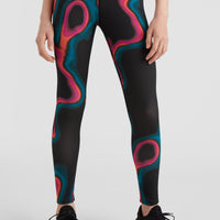 Active High-Waist Legging | Black Heat Map