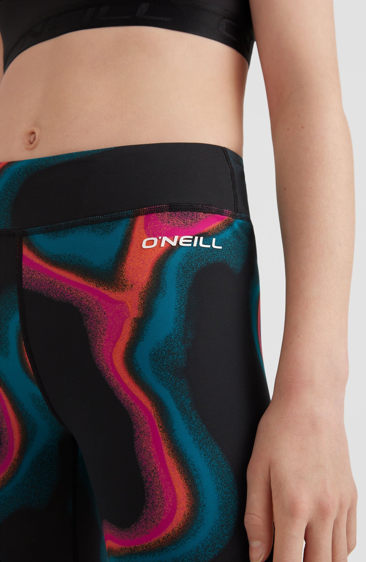 Active High-Waist Legging | Black Heat Map