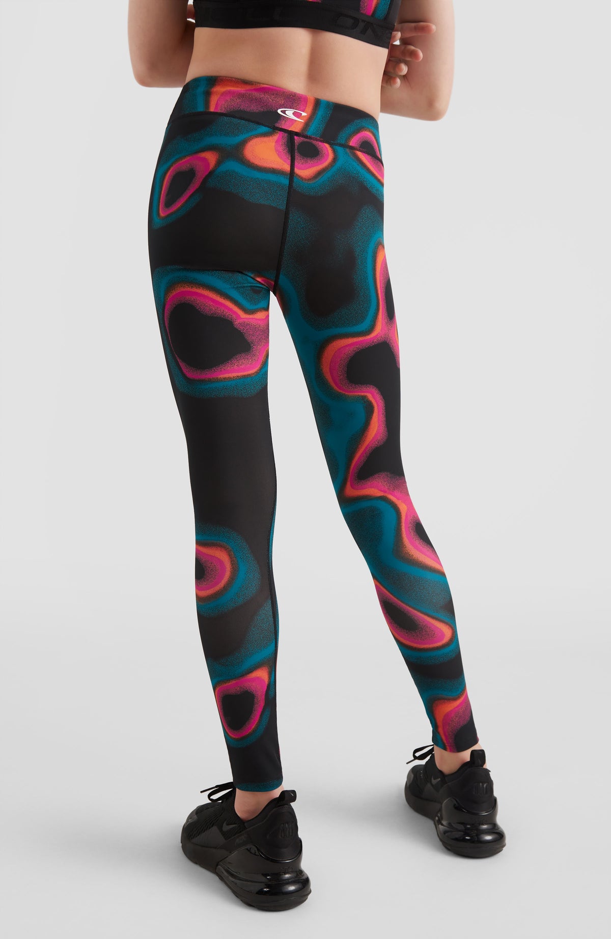 Active High-Waist Legging | Black Heat Map