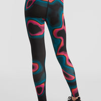 Active High-Waist Legging | Black Heat Map