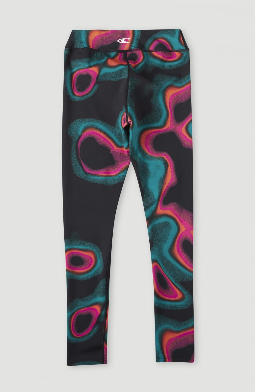 Active High-Waist Legging | Black Heat Map