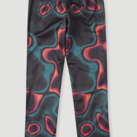 All Over Print Rutile Sweatpants | Black Heat Map
