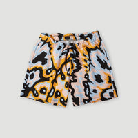 Active High-Waist Sweatshorts | Orange AO 1
