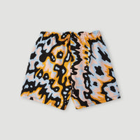 Active High-Waist Sweatshorts | Orange AO 1