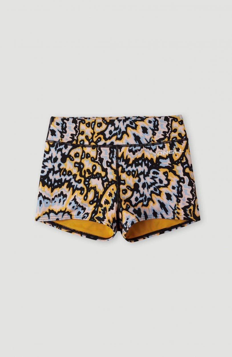 Athleisure High-Waist Shorts | Orange AO 2