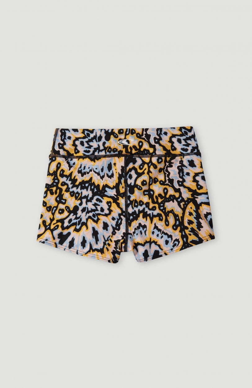 Athleisure High-Waist Shorts | Orange AO 2