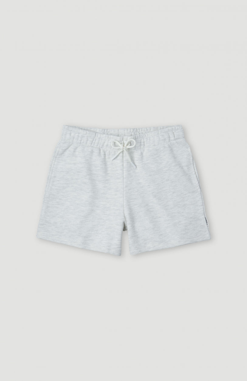 All Year High-Waist Sweatshorts | White Melange