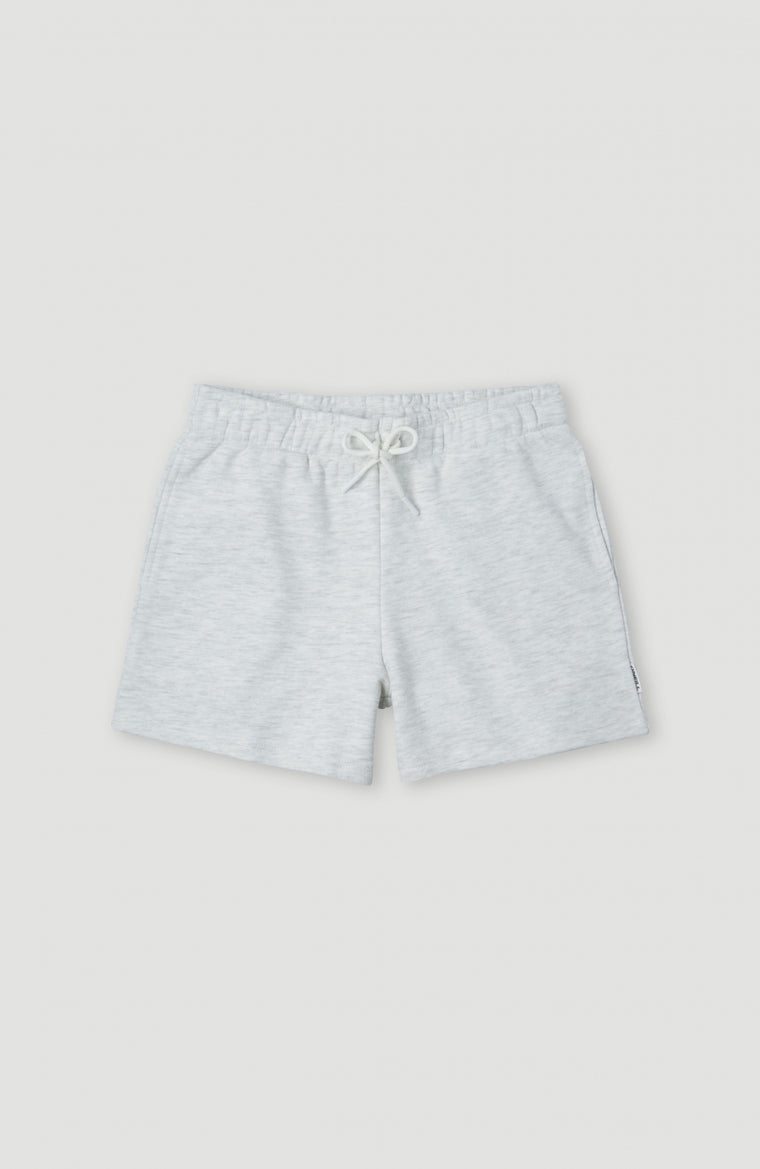 All Year High-Waist Sweatshorts | White Melange